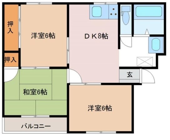 ローズマリーヒルズの物件間取画像